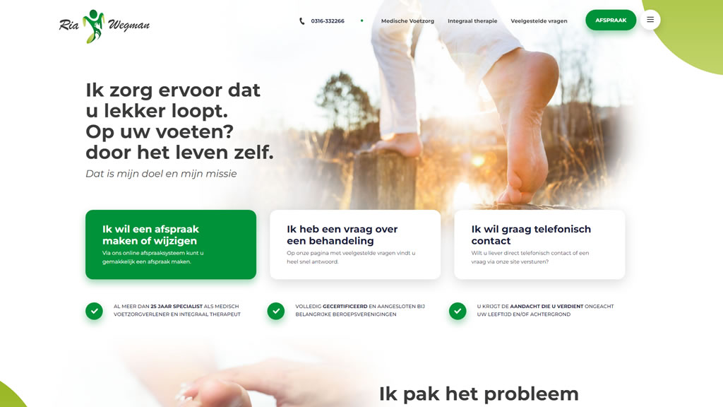 Ria Wegman Integraal Therapeut En Medisch Voetzorgverlener